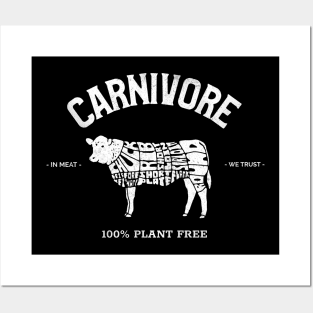 Carnivore 100% Plant Free Posters and Art